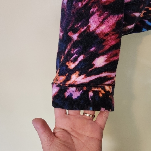 JUICY by Juicy Couture Semi cropped multi color sweatshirt Size XL - Picture 5 of 8